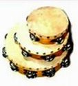 Church TAMBOURINES Set Of Three CP Brand New #1 Qu