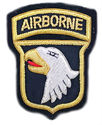 US ARMY 101ST AIRBORNE COMBAT IDENTIFICATION ID BA