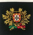 PORTUGAL COAT OF ARMS POCKET SIZE BULLION BADGE NE