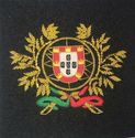 PORTUGAL COAT OF ARMS POCKET SIZE BULLION BADGE NE