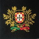 PORTUGAL COAT OF ARMS POCKET SIZE BULLION BADGE NE