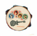 NEW MONKEES BAND TAMBOURINE 8 INCH SIZE SINGLE ROW