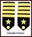 US NAVY Hard SHOULDER BOARDS For CAPTAIN Rank CP B