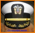 US NAVY COMMANDER CAPTAIN WHT HAT CAP NEW Size 57