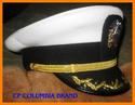 US NAVY COMMANDER CAPTAIN WHT HAT CAP NEW Size 57