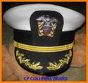 US NAVY COMMANDER CAPTAIN WHT HAT CAP NEW Size 59