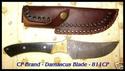 CP Brand Damascus Blade Hunting Knife - New - FREE
