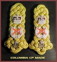 British FIELD MARSHALL SILVER ON GOLD Epaulettes S