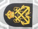 HAND EMBROIDERED NEW UK PETTY OFFICER GOLD BULLION