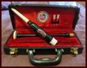 SCOTTISH BAGPIPE PRACTICE CHANTER Black Rosewood F