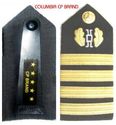 NEW US NAVY HARD Shoulder Boards CAPTAIN Judge Adv