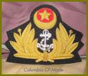 PAKISTAN NAVY OFFICER HAT CAP HILAL STAR BADGE NEW