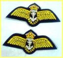 ROYAL NAVY FLEET AIR ARM BULLION WIRE PILOTS WING 