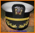 US NAVY COMMANDER CAPTAIN RANK WHITE HAT CAP NEW S