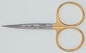 4" ALL PURPOSE FLY TYING SCISSORS GOLD LOOPS FREE 