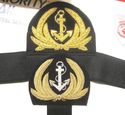 VIETNAM NAVY OFFICER HAT BADGE NEW HAND EMBROIDERE