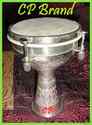NEW Silver Doumbek Djembe 6" X 8" DRUMS CP BRAND C