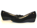 Talbots Black Suede Pump Shoes Size 7.5B  *Stylish