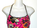 Rampage Womens Swimwear One Piece Flower Print  Si