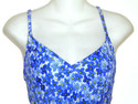 Beach House Swimwear One Piece Blue Flower Print  