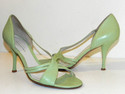Banana Republic Mint Green Open Toe Heel Shoes Siz