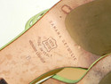 Banana Republic Mint Green Open Toe Heel Shoes Siz