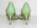 Banana Republic Mint Green Open Toe Heel Shoes Siz