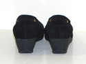 Talbots Black Suede Pump Shoes Size 7.5B  *Stylish