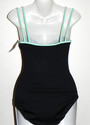 Merona Swimwear Color Black Size M   NEW