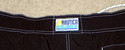 Nautica Mens Swim Shorts Swimwear Color Black Size