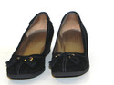 Talbots Black Suede Pump Shoes Size 7.5B  *Stylish
