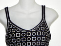Jamaica Bay Womens Swimwear Tankini Top Black/Whit