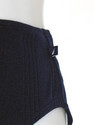 Nautica Womens Juniors Swimwear Bikini Bottom Navy