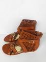 Marianne Women's Brown Sandals -Open Toe Shoes Siz