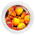 RIPE PEACHES GREEN RIND WALL CLOCK BEDROOM ROOM HO