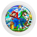 SUPER MARIO AND LUIGI BROS WORLD WALL CLOCK TEEN B