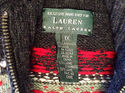 RALPH LAUREN HAND KNIT SOFT & WARM LAMBSWOOL WOOL 