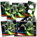 JEDI MASTER YODA SWORD STAR WARS LIGHT SWITCH OUTL