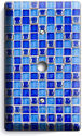 BLUE MOSAIC ARABIC TILES LOOK LIGHT DIMMER CABLE P