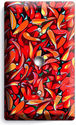 HOT RED CHILI PEPPERS ABSTRACT ART LIGHT DIMMER CA