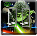 JEDI MASTER YODA SWORD STAR WARS DOUBLE GFCI LIGHT