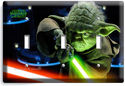 JEDI MASTER YODA GREEN SWORD STAR WARS TRIPLE LIGH