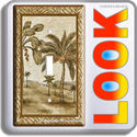 NEW PALM TREE SINGLE GANG LIGHT SWITCH COVER WALL 