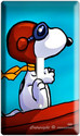 PEANUTS SNOOPY AVIATOR SINGLE LIGHT SWITCH COVER P