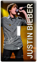 JUSTIN BIEBER SINGS SINGLE LIGHT SWITCH COVER WALL