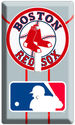 BOSTON RED SOX MLB LOGO BASEBALL SINGLE LIGHT SWIT