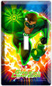 GREEN LANTERN RING SINGLE LIGHT SWITCH WALL PLATE 