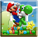 NEW SUPER MARIO YOSHI DOUBLE LIGHT SWITCH COVER PL