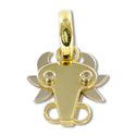 New Zodiac Taurus 18K Gold Designer Pendant by SAU