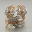 Fine Vintage Estate 14K Yellow Gold Diamond Jewelr